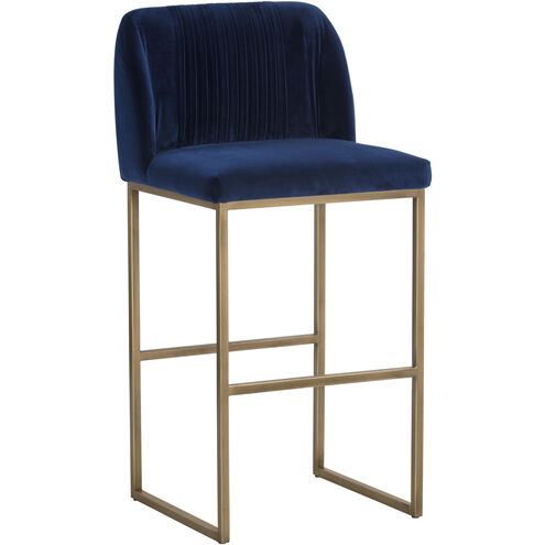 Nevin 42 inch Sapphire Blue Barstool